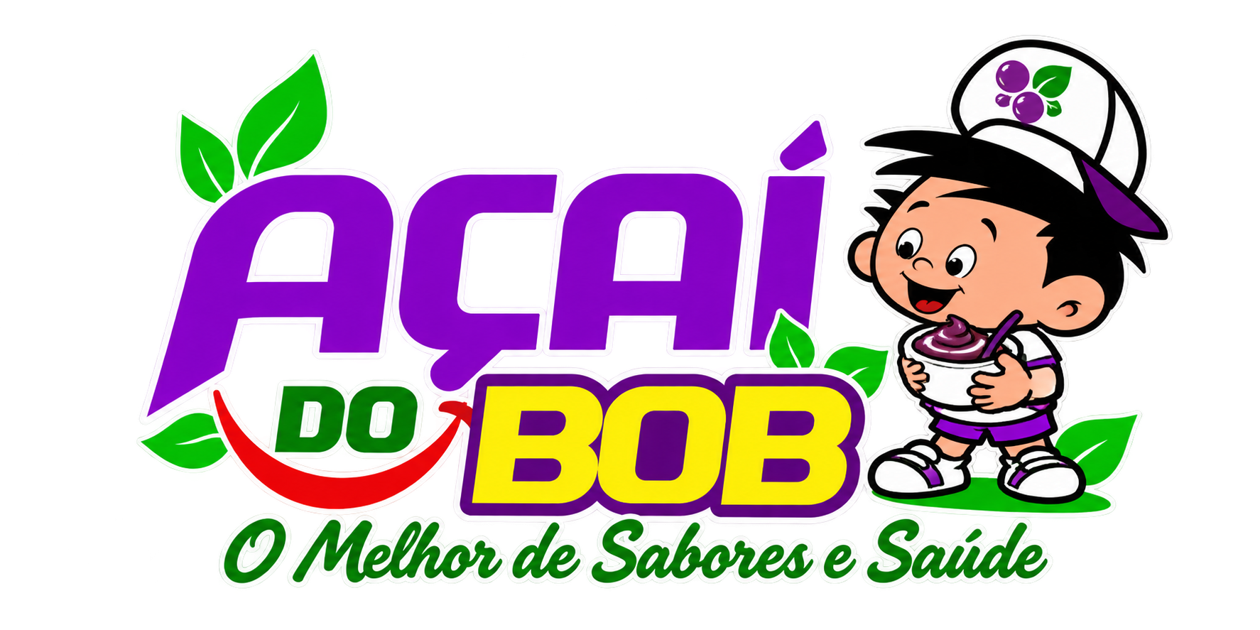 Logo Açaí do Bob – Rio Verde